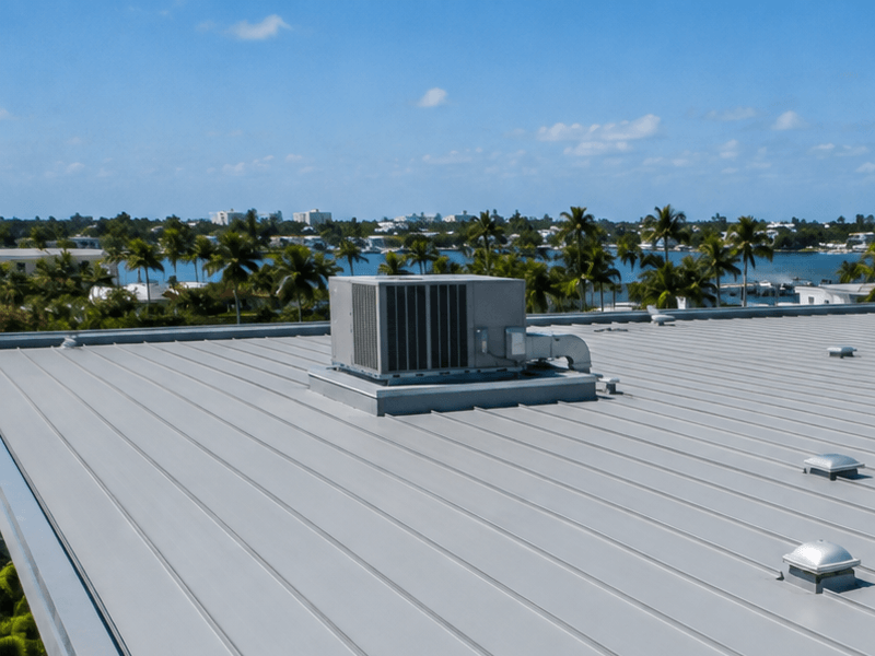 Miami metal commercial roofing