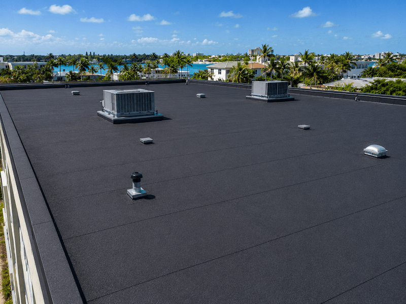 Modified bitumen roofing material (Miami, FL)