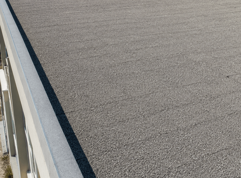 Built-up roofing system for commercial roofs in the Florida Keys