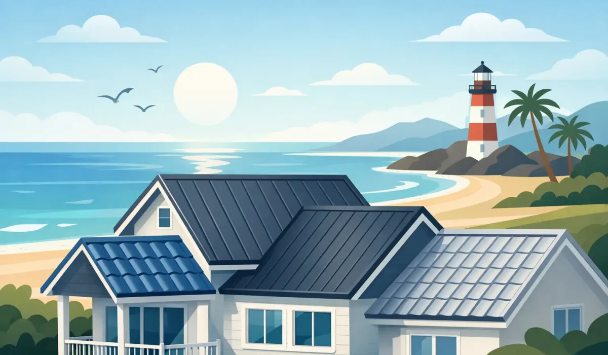Best Metal Roofing Materials for Coastal Homes