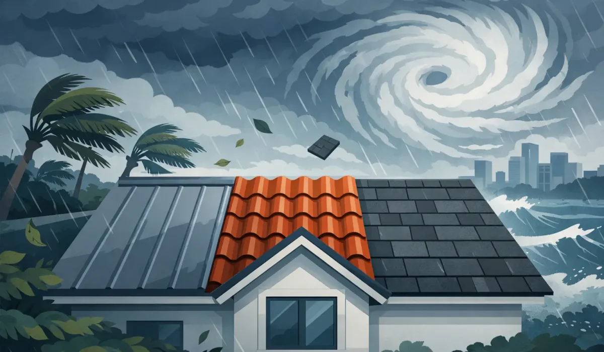 Best Roofing Material for Hurricane Prone Areas