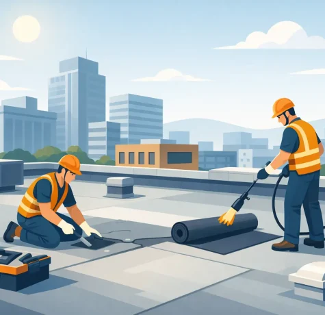 Flat Roof Repair for Commercial Buildings
