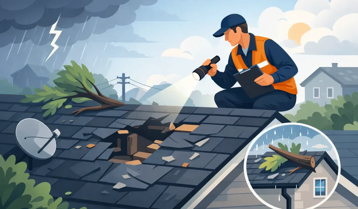 Roof Inspection After Storm Damage
