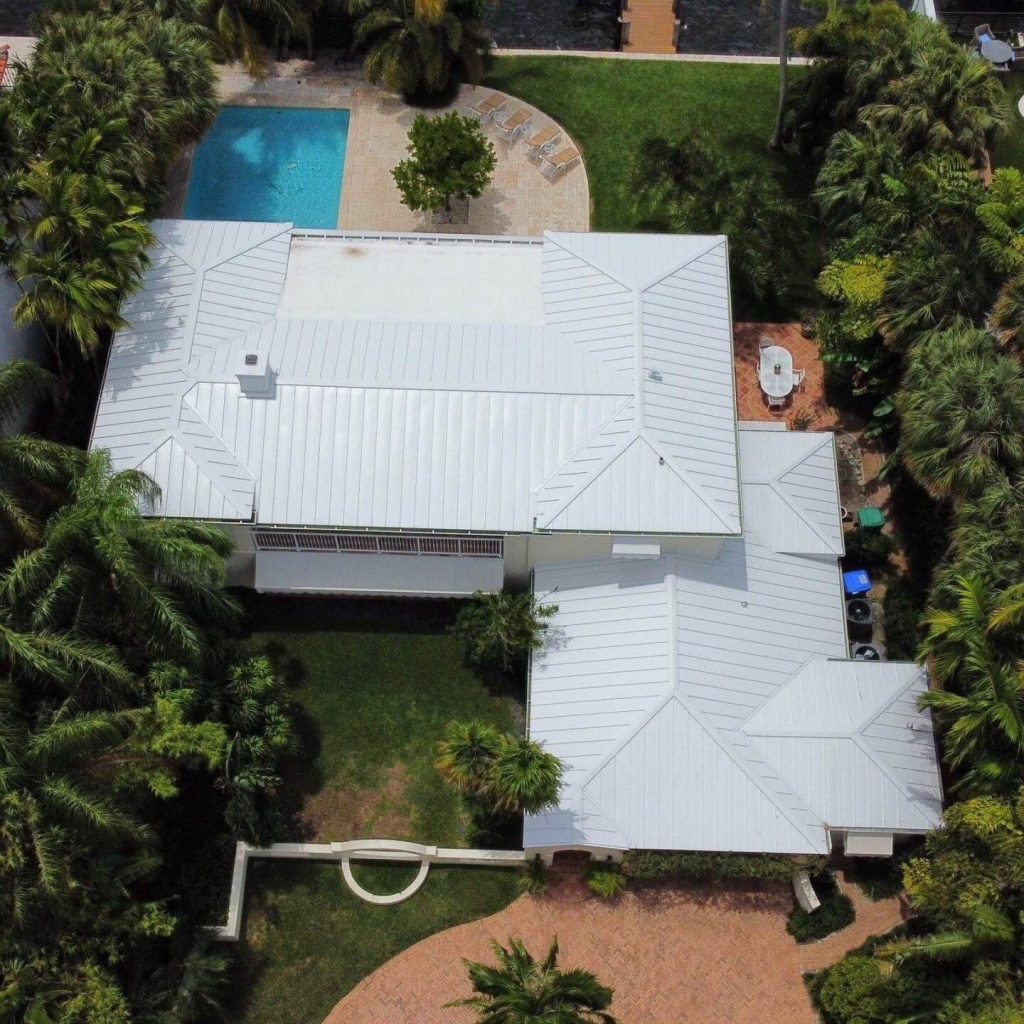 Residential metal roof in Miami, FL