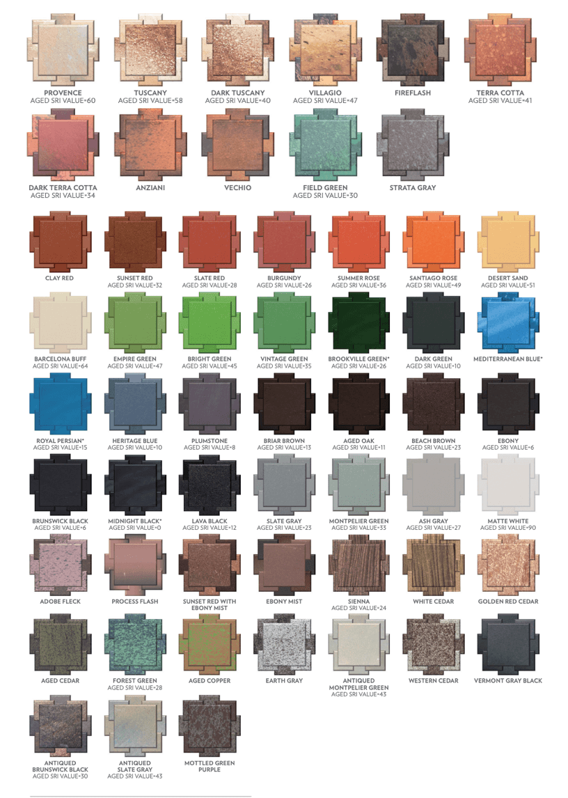 Ludowici Roof Tile Colors and Textures