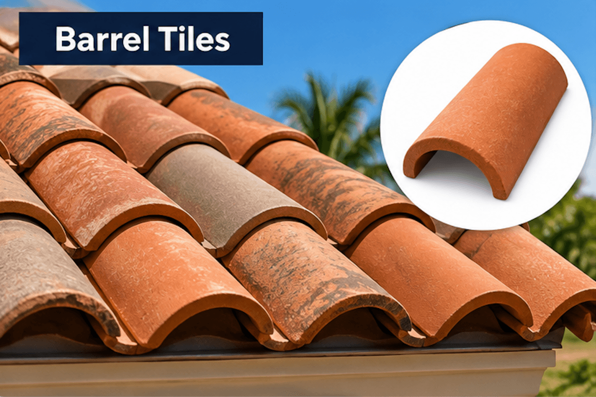 barrel roof tiles