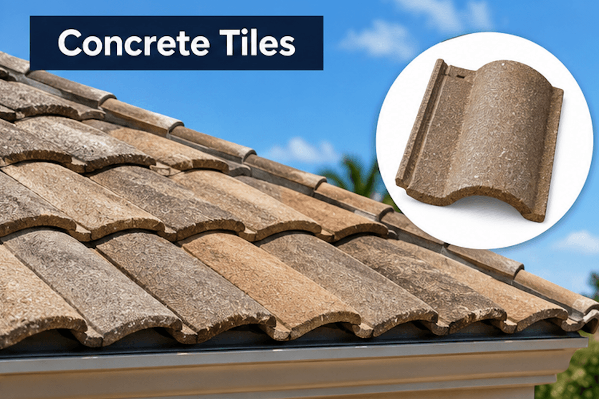 concrete roofing tiles