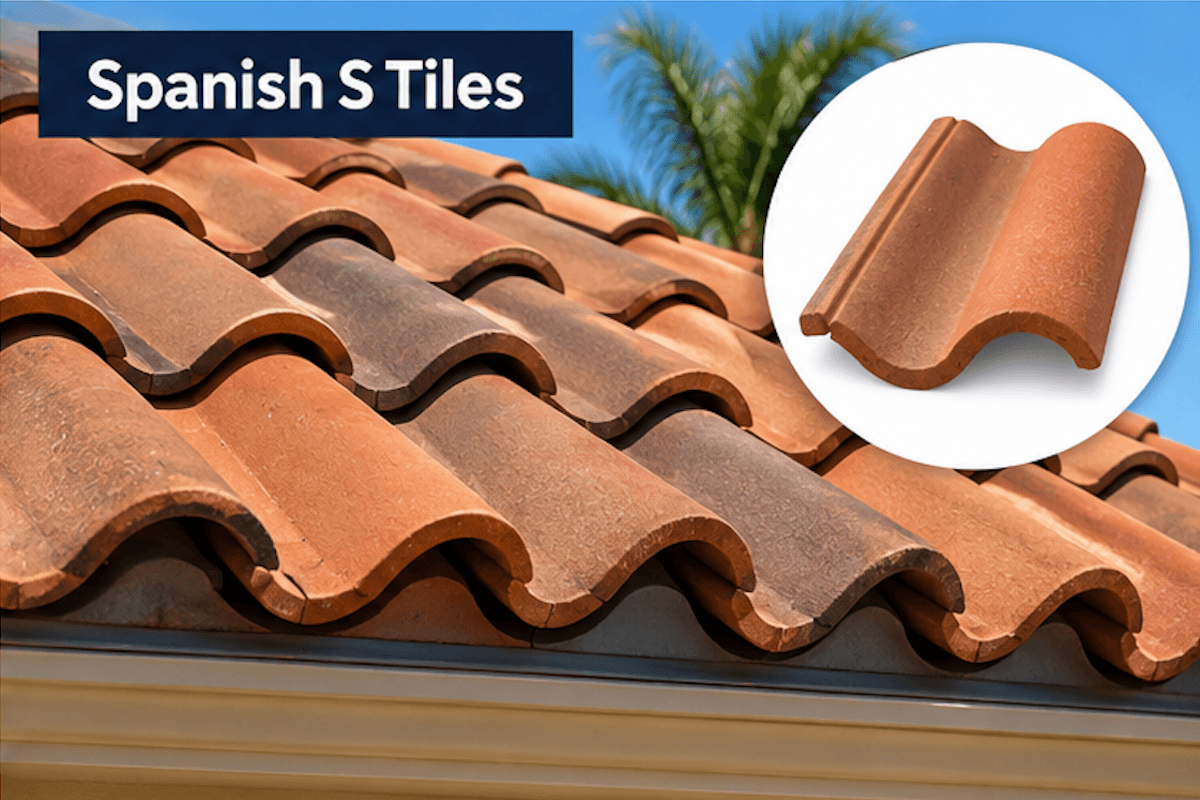 Spanish-S tiles roofing material